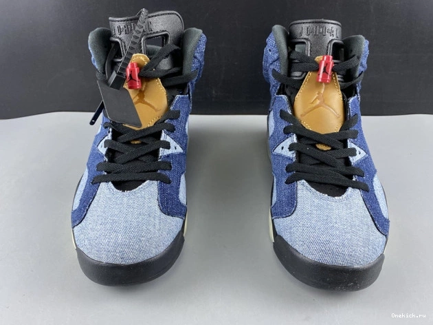 One Kick Denim CT5350-401 Air 6 Jordan Washed 0811